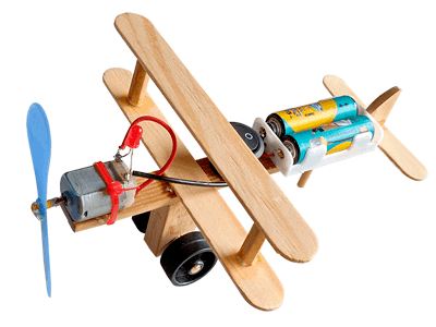 Avião com Palitos de Sorvete