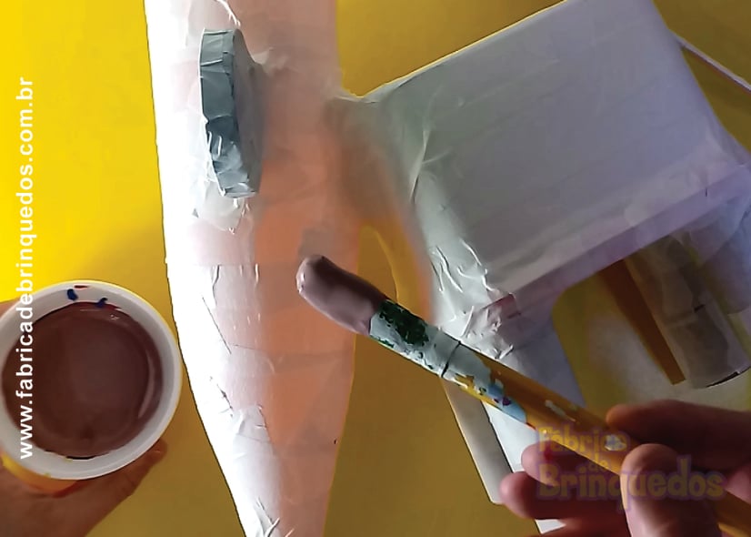 DIY Faça você mesmo um ELEFANTE com garrafa PET e pote de sorvete