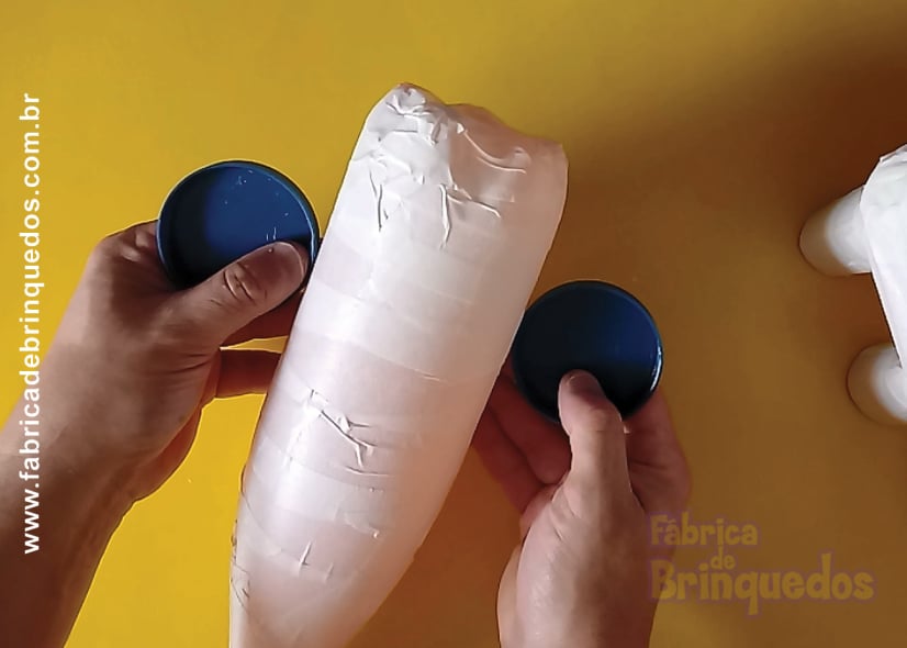 DIY Faça você mesmo um ELEFANTE com garrafa PET e pote de sorvete